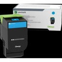 Lexmark High Yield Laser Toner Cartridge - Cyan - 1 Pack