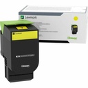 Lexmark High Yield Laser Toner Cartridge - Yellow - 1 Pack