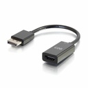 C2G 8in DisplayPort Male to HDMI Female Passive Adapter Converter - 4K 30Hz