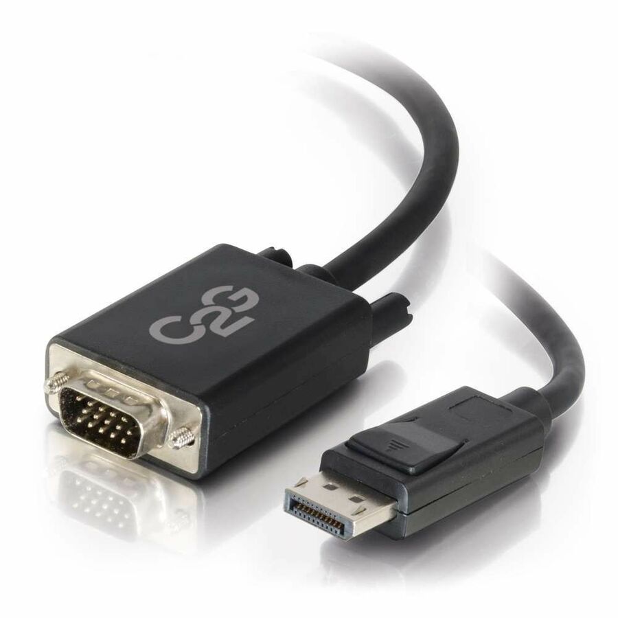 C2G 15ft (4.6m) DisplayPort Male to VGA Male Active Adapter Cable - Black
