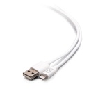 C2G 10ft USB-A Male to Lightning Male Sync and Charging Cable - White