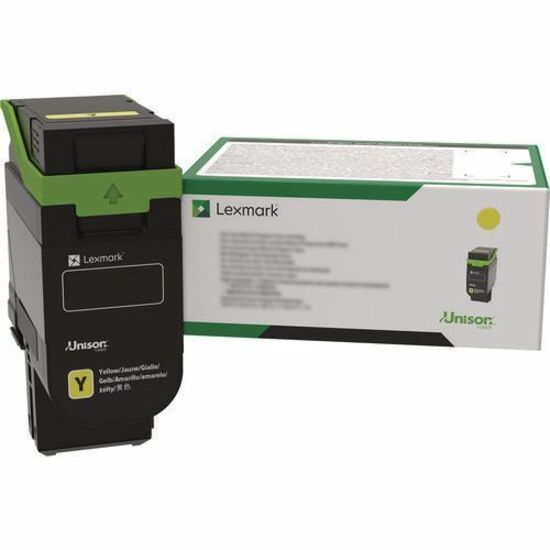 Lexmark Original High Yield Laser Toner Cartridge - Return Program - Yellow Pack