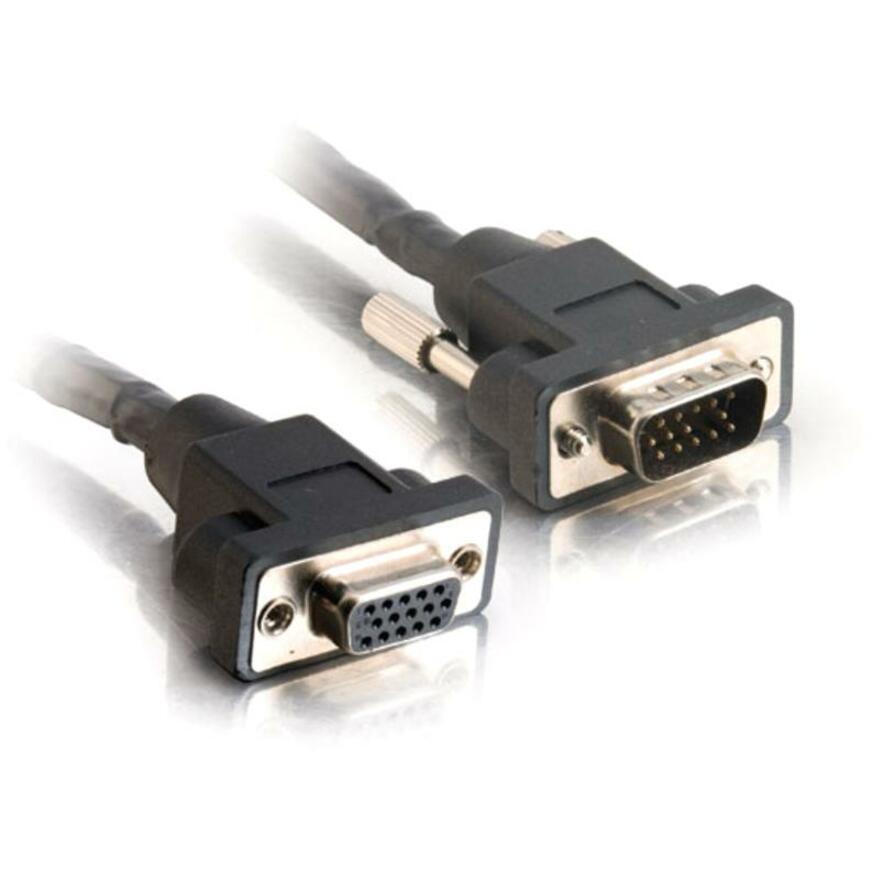C2G 3ft Panel-Mount HD15 SXGA M/F Monitor Extension Cable