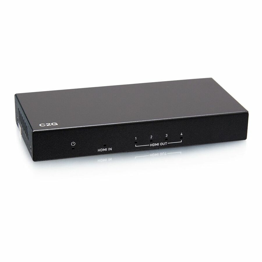C2G 4-Port HDMI Distribution Amplifier Splitter - 4K 60Hz