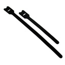 C2G 8in Screw-mountable Hook-and-Loop Cable Ties - 10pk