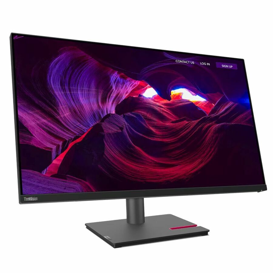 Lenovo ThinkVision P32p-30 32" Class 4K UHD LED Monitor - 16:9 - Raven Black