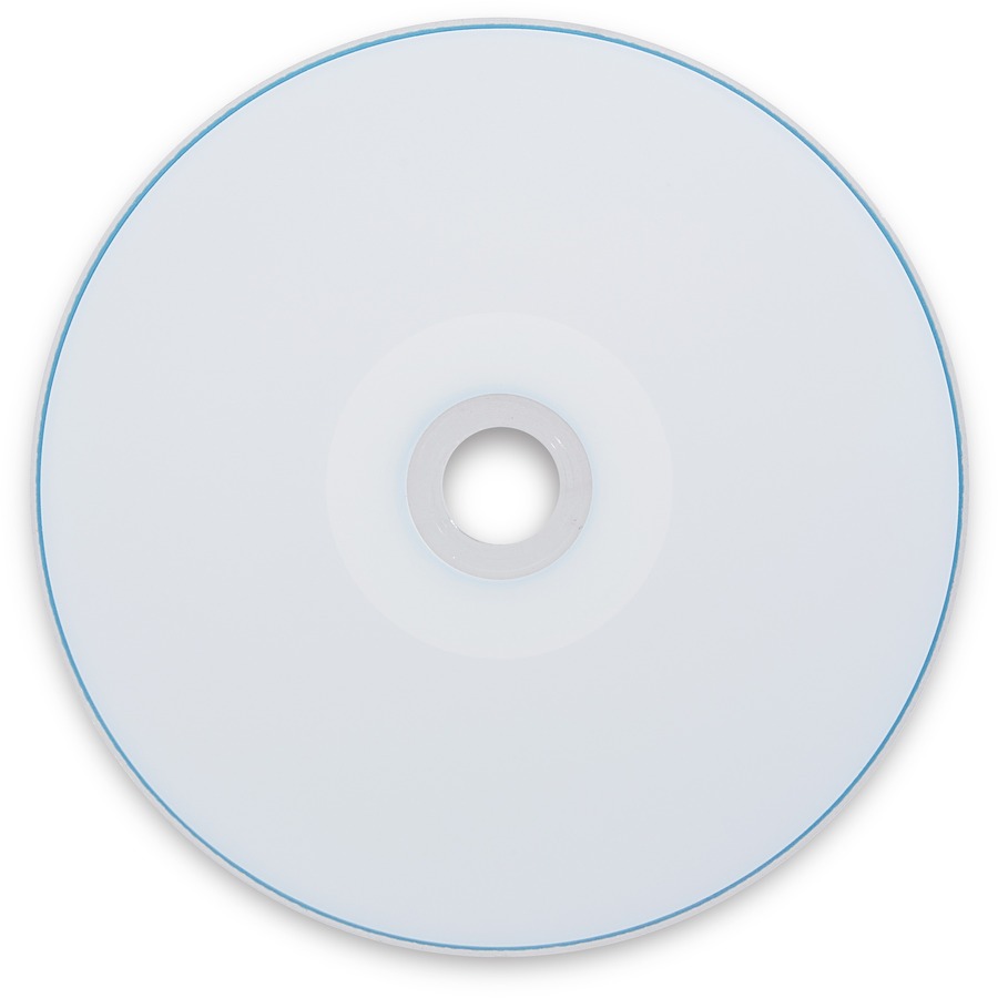 Verbatim CD-R 700MB 52X White Thermal Printable, Hub Printable - 100pk Spindle