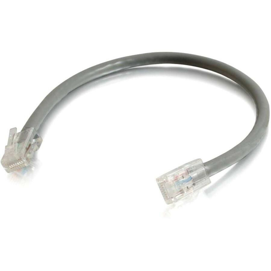 C2G-25ft Cat5e Non-Booted Unshielded (UTP) Network Patch Cable - Gray