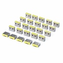 StarTech USB-A Port Blocker Replacement Plugs, 25-Pack Spare Locking Inserts for USB-A-PORT-BLOCKER, Reusable USB-A Dust Covers