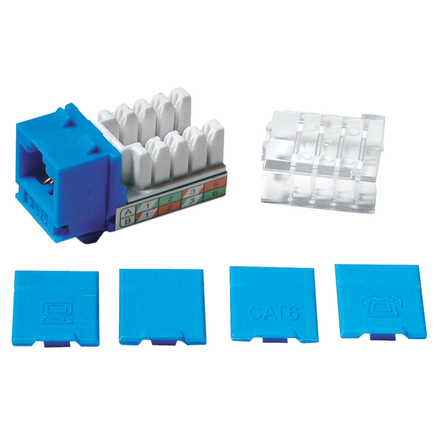 C2G Cat6 RJ45 UTP Keystone Jack - Blue