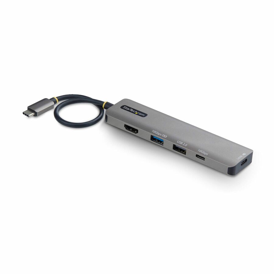 StarTech USB-C to HDMI Multiport Adapter with 140W PD Charging, 4K 60Hz HDMI, 2-Port USB 10Gbps Hub, 1x USB 2.0 Port, Type-C Mini Dock