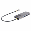 StarTech USB C Multiport Adapter, 4K 60Hz HDMI HDR10 Video, 3 Port 5Gbps USB 3.2 Hub, 100W PD PassThrough, GbE, Mini Travel Dock