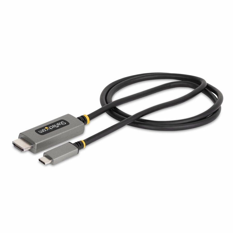 StarTech 3ft (1m) USB-C to HDMI Adapter Cable, 8K 60Hz, 4K 144Hz, HDR10, USB Type-C to HDMI 2.1 Converter, USB-C/USB4/TB3/4 Compatible