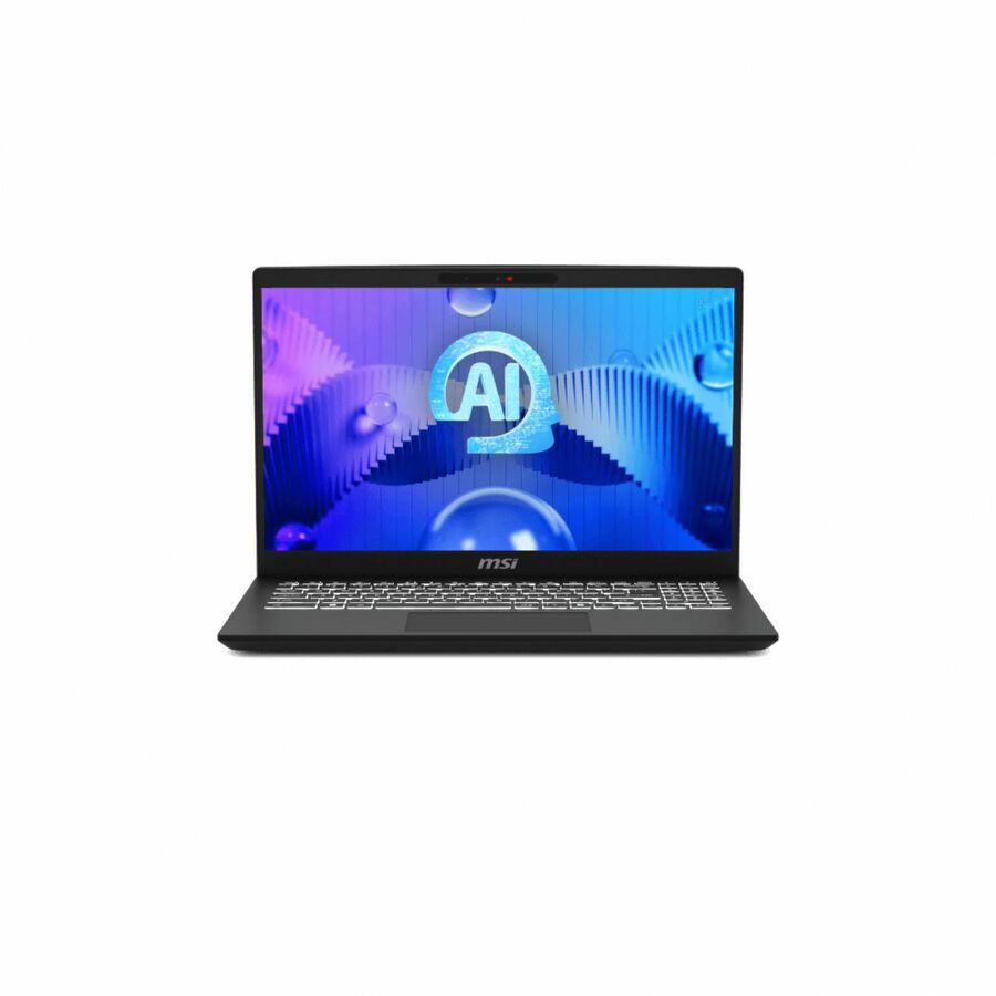 MSI Modern 15 H AI C2HMTG-223US 15.6" Touchscreen Notebook - Full HD - 60 Hz - Intel Core Ultra 7 255H - 32 GB - 1 TB SSD - Classic Black