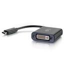 C2G USB-C to DVI-D Video Adapter Converter - Black