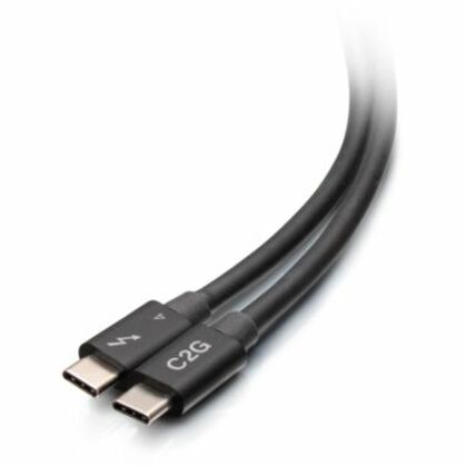 C2G 1.5ft Thunderbolt 4 Cable - USB C Thunderbolt 4 Cable - 100W - 40Gbps - 8K 60Hz