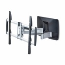 StarTech Heavy-Duty Articulating TV Wall Mount for up to 100-inch and 187.4lb/85kg Flat Screens, VESA, Low-Profile Bracket, TAA