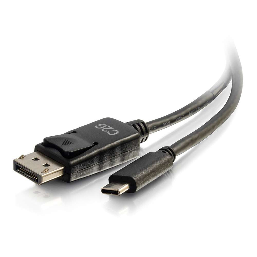 C2G 6ft USB C to DisplayPort Cable - 4K 30Hz