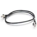 C2G-100ft Cat5e Molded Shielded (STP) Network Patch Cable - Black