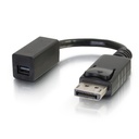 C2G DisplayPort to Mini DisplayPort Adapter - DP to Mini DP - M/F Black