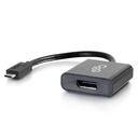 C2G USB C to DisplayPort Adapter - USB Type-C to DP - 4K 30Hz - Black - M/M