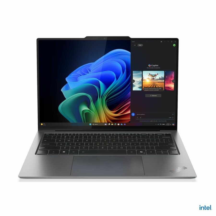 Lenovo Thinkpad X9-14 Gen 1 21QA008NUS 14" Touchscreen Copilot+ PC Notebook - 2.8K - 120 Hz - Intel Core Ultra 7 2nd Gen 258V - 32 GB - 512 GB SSD - English (US) Keyboard - Black, Gray