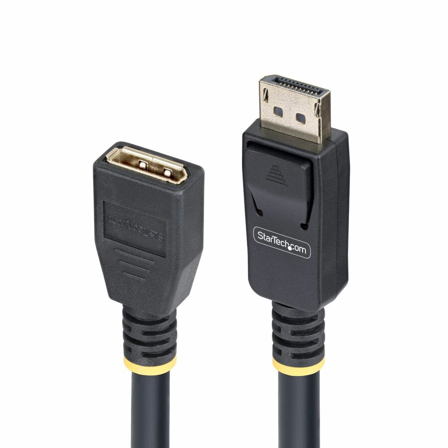 StarTech 10ft (3m) DisplayPort 1.4 Extension Cable, DP 1.4 Port Saver Cable, 8K 60Hz, DisplayPort Extension Adapter Cord, Male to Female