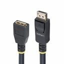 StarTech 10ft (3m) DisplayPort 1.4 Extension Cable, DP 1.4 Port Saver Cable, 8K 60Hz, DisplayPort Extension Adapter Cord, Male to Female