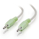 C2G 12ft 3.5mm M/M Stereo Audio Cable (PC-99 Color-Coded)