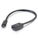 C2G 1ft USB C Extension Cable - USB 3.2 - 10Gbps -M/F