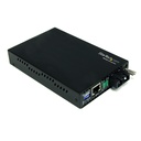 StarTech Gigabit Ethernet Single Mode Fiber Media Converter SC 40 km, 1000 Mbps, TAA