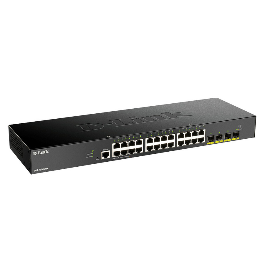 D-Link 28-Port 10-Gigabit Smart Managed Switch