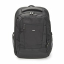 Rocstor MetroPro Rugged Carrying Case (Backpack) for 13" to 17" Apple, HP, Lenovo, Microsoft, Dell Notebook - Black - TAA Compliant
