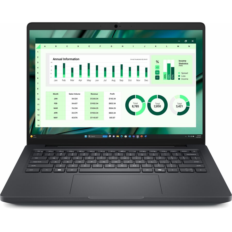 Dell Pro Max MC14250 14" Copilot+ PC Mobile Workstation - Full HD Plus - 60 Hz - Intel Core Ultra 7 255H - 16 GB - 512 GB SSD - English (US) Keyboard
