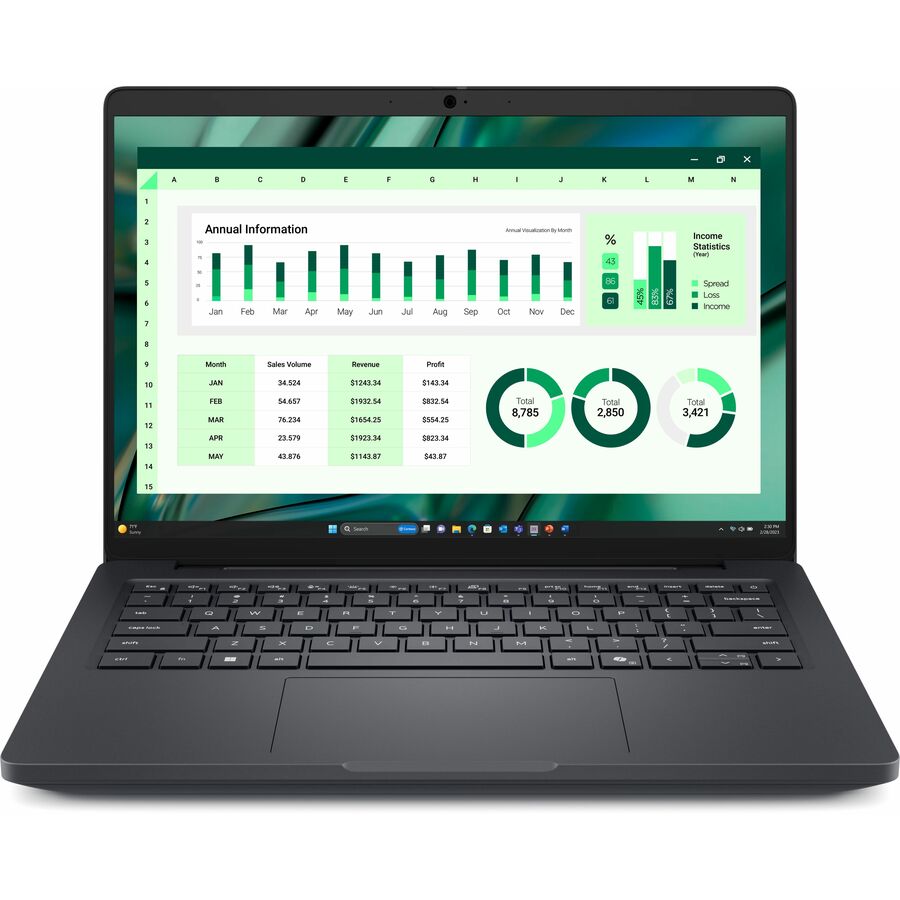 Dell Pro Max MC14250 14" Touchscreen Copilot+ PC Notebook - Full HD Plus - 60 Hz - Intel Core Ultra 7 255H - 16 GB - 512 GB SSD - English (US) Keyboard