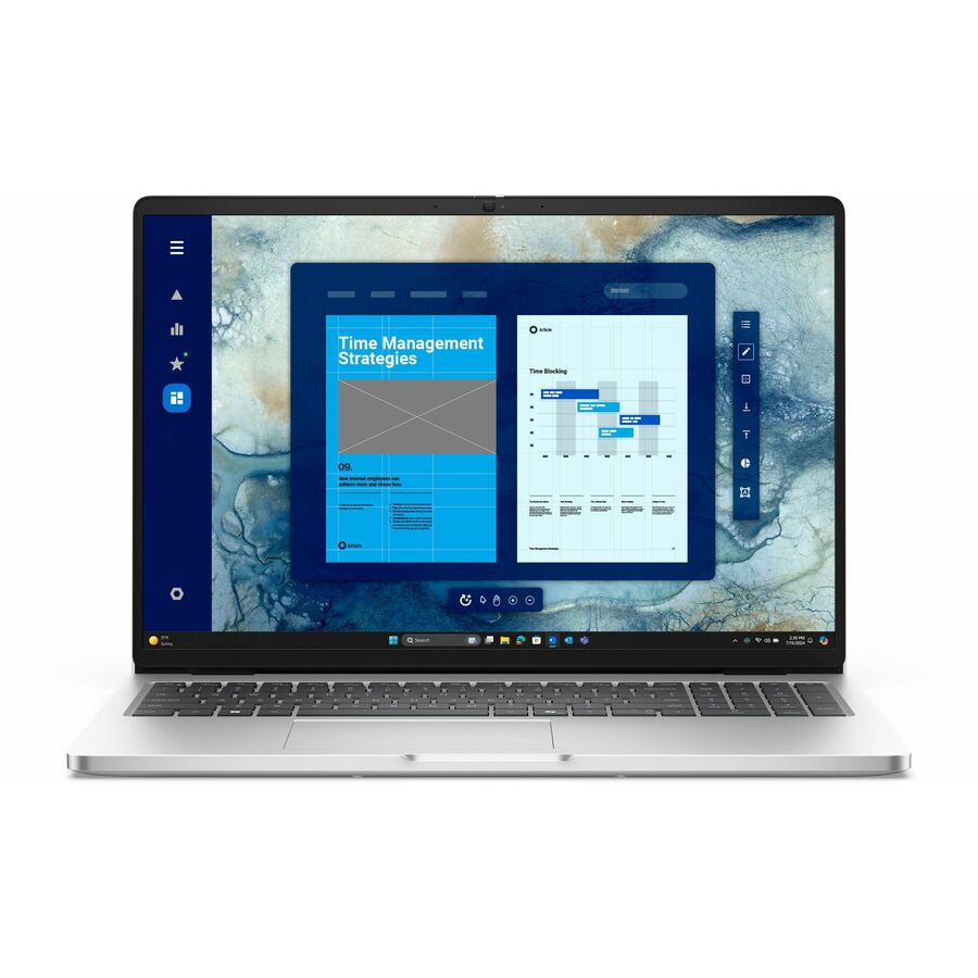 Dell Pro 16 PC16250 16" Notebook - Full HD Plus - 60 Hz - Intel Core 7 150U - vPro Technology - 16 GB - 512 GB SSD - English (US) Keyboard - Magnetite