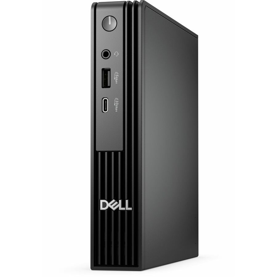 Dell Pro Micro QCM1250 Desktop Computer - Intel Core i3 14th Gen i3-14100T - 8 GB - 256 GB PCI Express NVMe 4.0 SSD - Micro PC