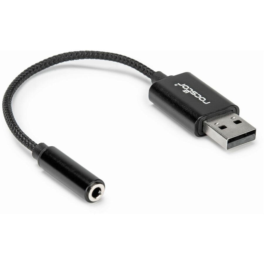Rocstor USB Type-A to 3.5 mm Headphone Jack Adapter