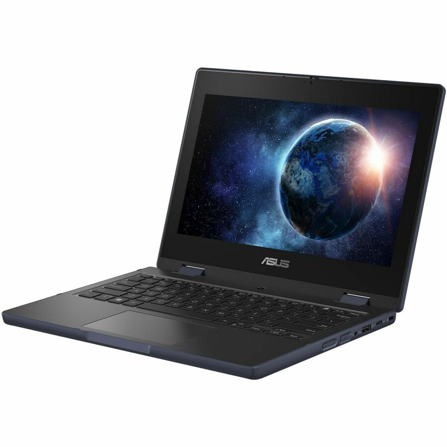 Asus BR1104F BR1104FTA-YS14T 11.6" Touchscreen Rugged Convertible 2 in 1 Notebook - HD - Intel N-Series N150 - 4 GB - 128 GB SSD - Mineral Gray