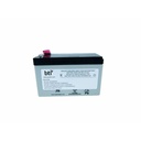 BTI RBC51-SLA51-BTI SEALED LEAD ACID BATTERY FOR APC - 2yr Warranty - AVR750U, AVR750UTAA, AVR900U, AVRX750U, BC600TU, BC800U, BCPERS450, BCPRO600, ECO1000LCD, ECO750UPS