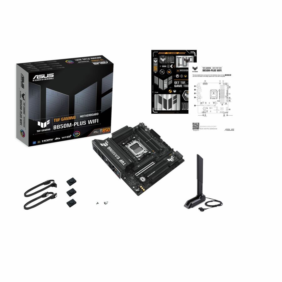 TUF B850M-PLUS WIFI Gaming Desktop Motherboard - AMD B850 Chipset - Socket AM5 - Micro ATX
