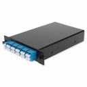 AddOn 8 Channel 1W LGX DWDM MUX and DEMUX (Duplex), ITU 100GHz, Channels 21-28, with Express Port, Monitor Port, and UPC/LC Connectors