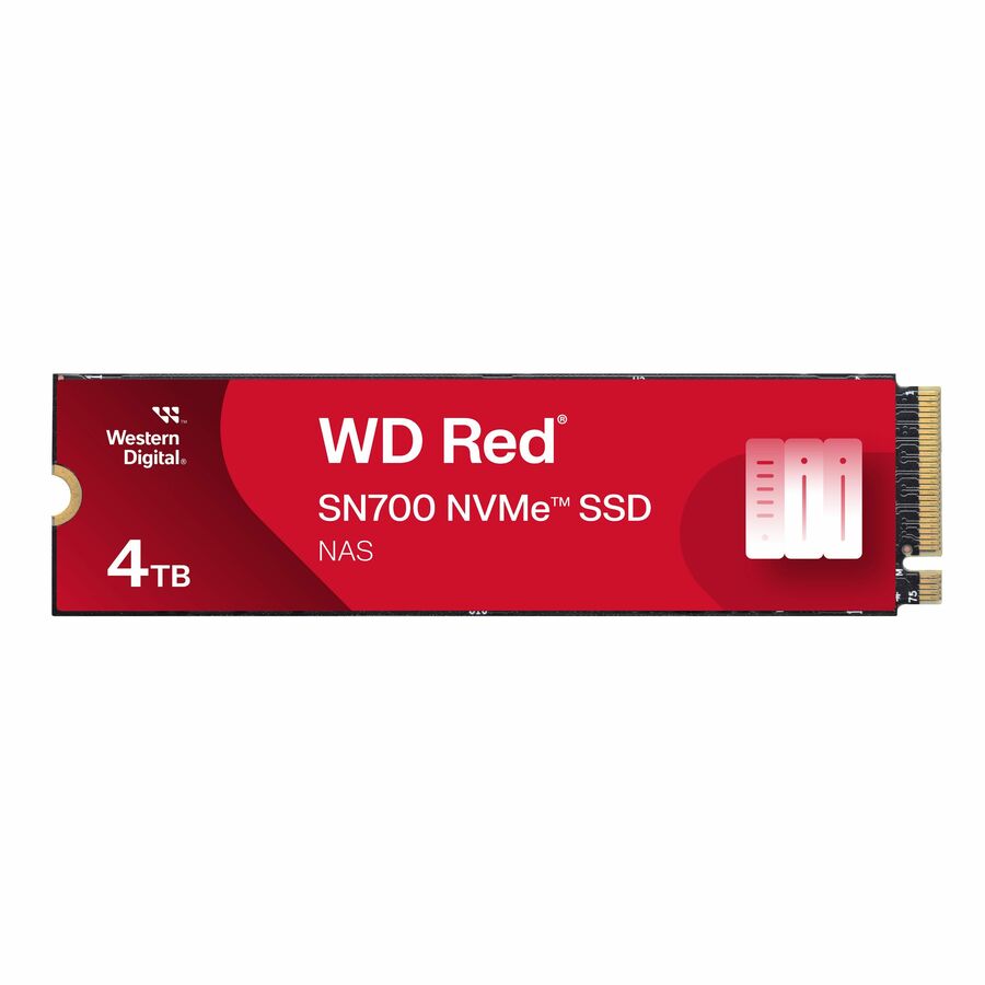 WD Red S700 WDS400T1R0C 4 TB Solid State Drive - M.2 2280 Internal - PCI Express NVMe (PCI Express NVMe 3.0 x4)