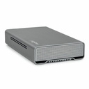 Rocstor Rocpro D90 20 TB Desktop Rugged Hard Drive - External - SATA (SATA/600) - Aluminum Gray
