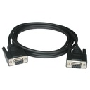 C2G 15ft DB9 F/F Null Modem Cable - Black