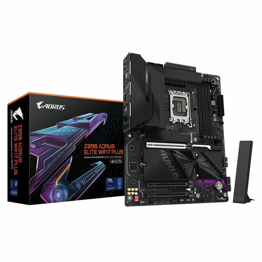Aorus Ultra Durable Z890 A ELITE WIFI7 P Gaming Desktop Motherboard - Intel Z890 Chipset - Socket LGA-1851 - ATX