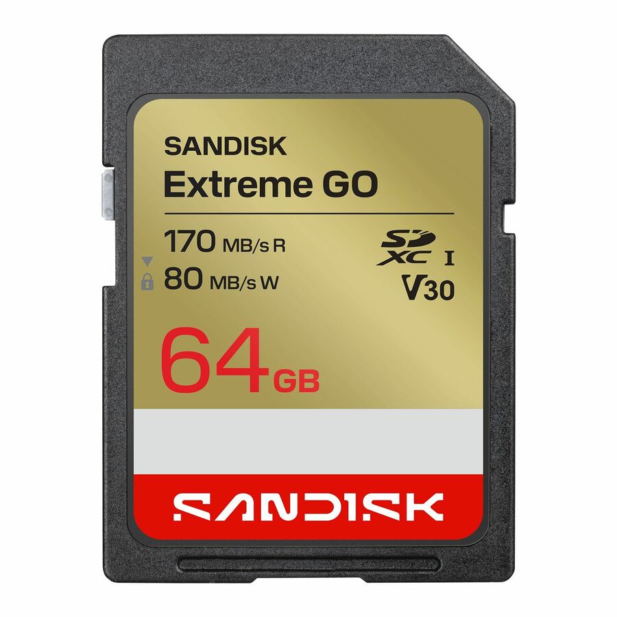 SanDisk 64 GB Class 10/UHS-I (U3) V30 SDXC - 1