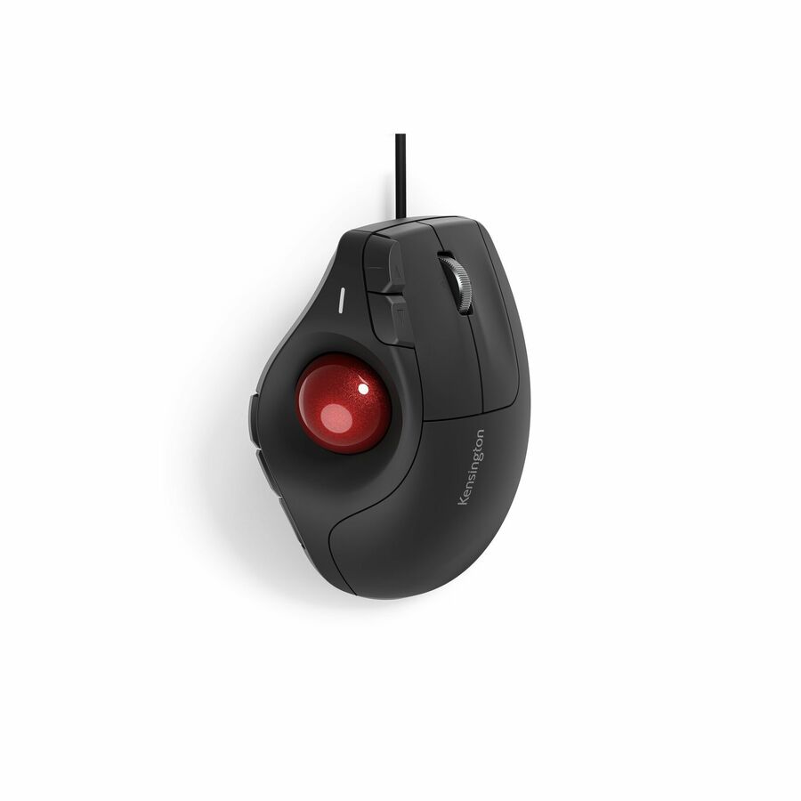 Kensington Pro Fit Ergo TB675 Vertical Wired Trackball - Ergonomic Thumb-Operated Trackball