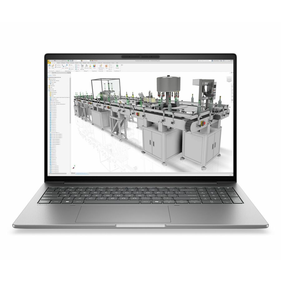 HP ZBook 8 G2i 16" Copilot+ PC Mobile Workstation - WUXGA - 60 Hz - Intel Core Ultra 7 Series 3 356H - 16 GB - 512 GB SSD - English Keyboard - Meteor Silver Aluminum