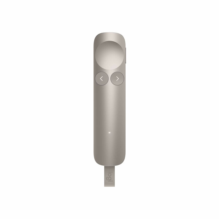 Logitech Spotlight 2 Presentation Remote, Wireless Presentation Clicker with Haptics, Digital Highlighting, USB-C, Sand